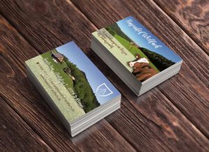 Print Visitenkarte Hasenhof Wolfach St. Roman Ferienwohnungen Schwarzwald